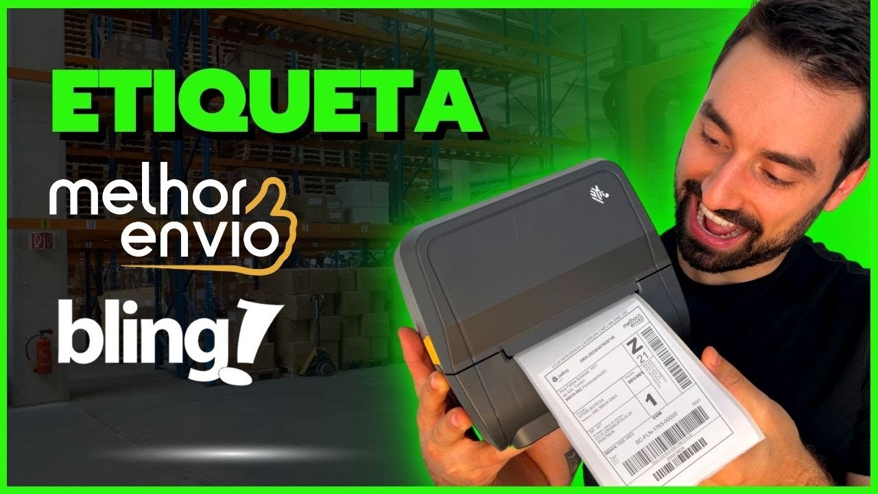 Como Gerar Etiqueta do MELHOR ENVIO pelo BLING: AULA COMPLETA