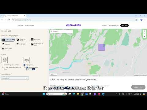 Cad mapper topography tutorial (how to get topography of any place in AutoCAD ??)