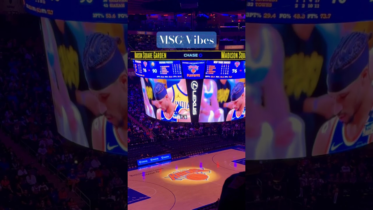 NY knicks Game 6 East finals  @ MSG #msg #nba #nyknicks #basketball #final #2025 #newyork
