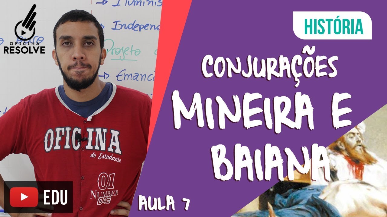 Revoltas Emancipacionistas: Conjuração Baiana e Inconfidência Mineira.