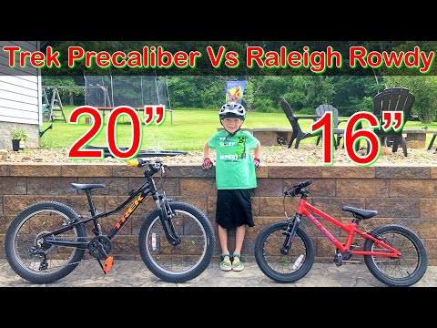 Trek 20” Precaliber vs Raleigh Rowdy 16” Bike Review. Why we upgraded to a Trek 2020