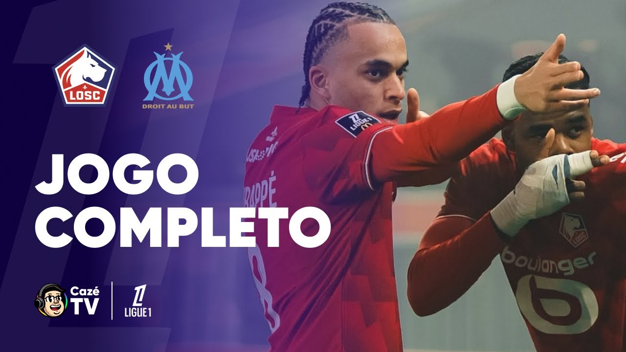 JOGO COMPLETO: LILLE X MARSEILLE | LIGUE 1 2025/2026 | 15ª RODADA