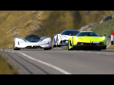 Dodge SRT Tomahawk X Vision GT 2015 vs Hypercars at Highlands