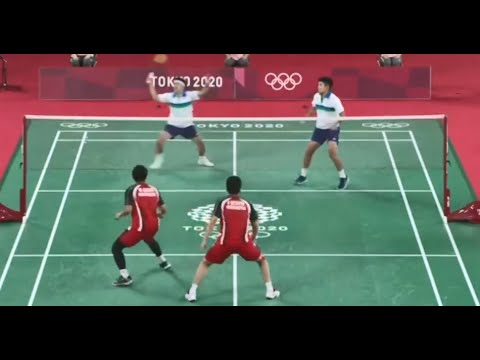 Badminton Olympic Tokyo ... Hendra - Ahsan Vs Yakura - Jason Anthony Ho-Shue