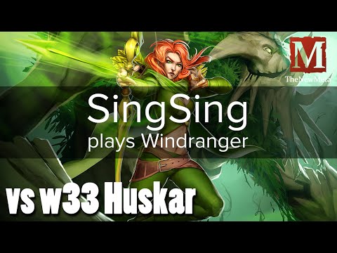 SingSing plays Windranger vs w33 Huskar (Full-game)