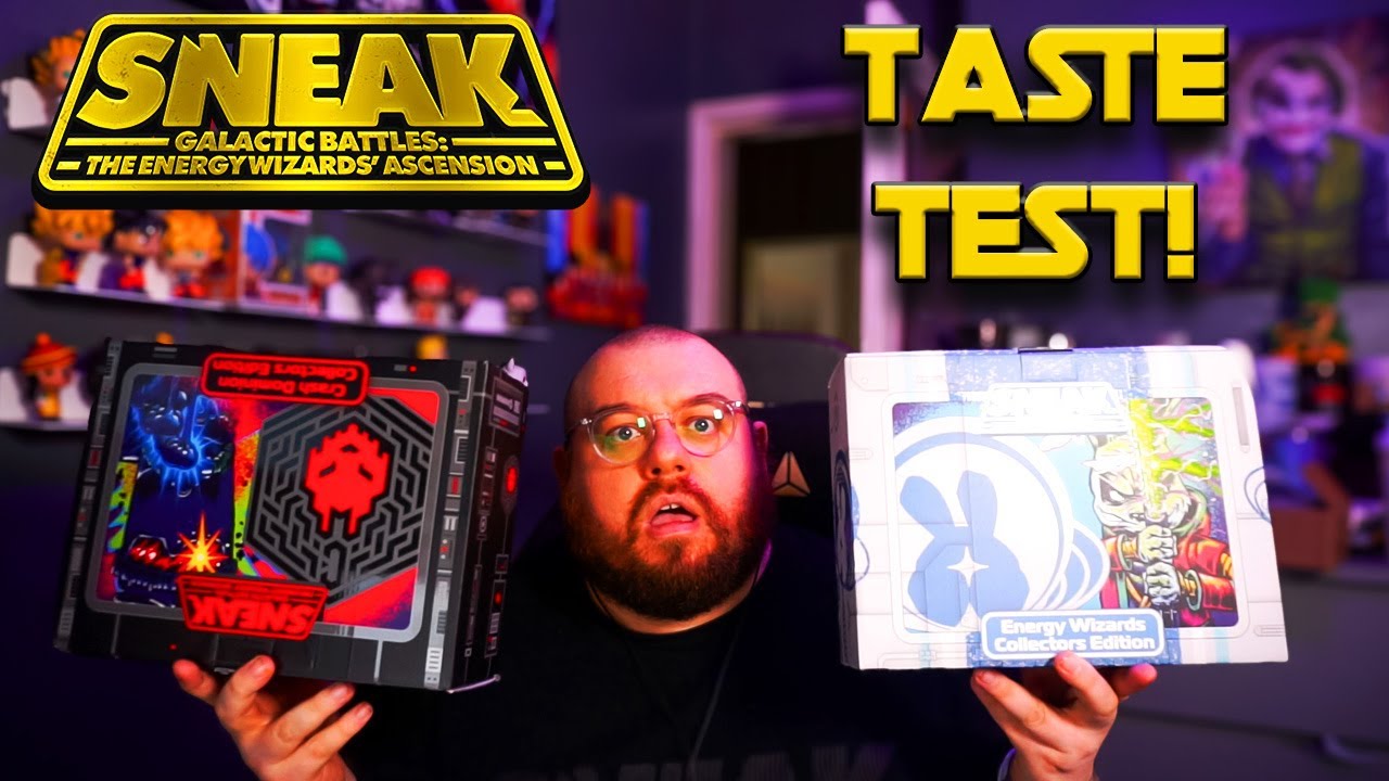 SNEAK GALACTIC BATTLES TASTE TEST AND UNBOXXING