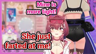 Marine and Vivi Compare Their Butts and Analyze the Difference!! THE CAKE!!!