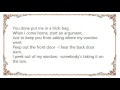 Johnny Winter - Trick Bag Lyrics