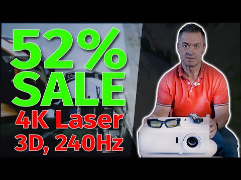 4K Heimkino & 3D für Alle - unter 1500€ - Optoma UHZ45 4K HDR 3D 240Hz Laser Beamer mit 3800 Lumen