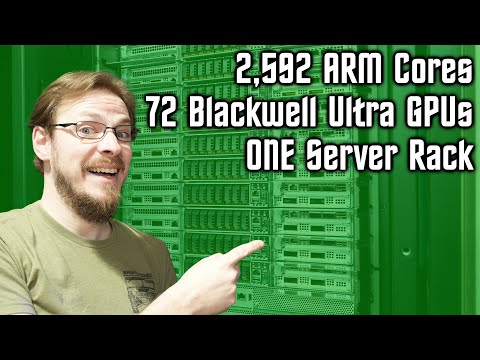 How Many GPUs Can You Fit In A Rack? - Supermicro NVIDIA GB300 NVL72