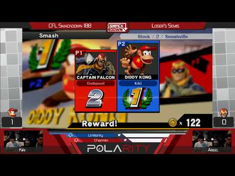 CFL Smackdown 188 Smash 4 - Kiki (Diddy Kong) vs Angel (Falcon) - Losers Semis