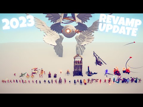 EVERY HIDDEN UNITS SHOWCASE - REVAMP UPDATE 2023 - Totally Accurate Battle Simulator TABS