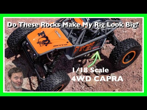 Capra Mini On the Rocks ** After Excavator** Holmes Hobbies UTB18 by Axial 1/18 Scale