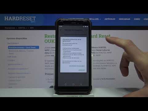 Cómo restablecer ajustes de aplicaciones en OUKITEL WP5