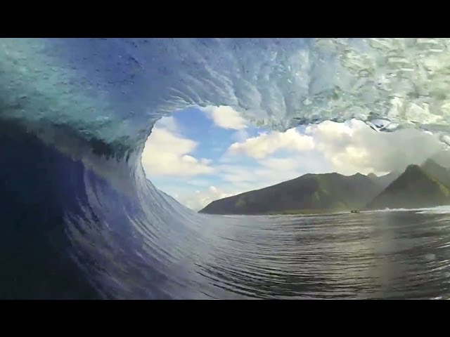 GoPro Perfect Teahupoo Tahiti Barrels with Trevor Sven Carlson - Surf Channel