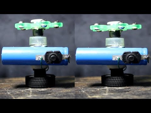 Diy Fidget Spinner Robot | Simple Electric Robot Video