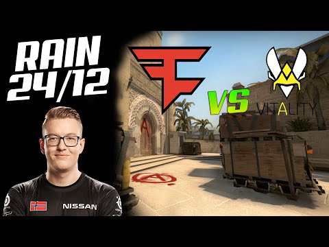 CSGO POV FAZE RAIN(24/12) VS VITALITY MIRAGE IEM New York 2020 Europe PLAYOFF 10.10.20!