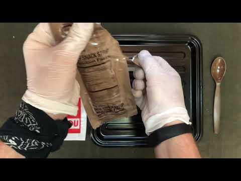 BEEF SNACK STRIP - MRE US Military Surplus Review.