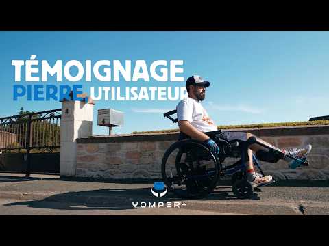 Témoignage Pierre - Yomper+ motorisation fauteuil roulant manuel Acekare