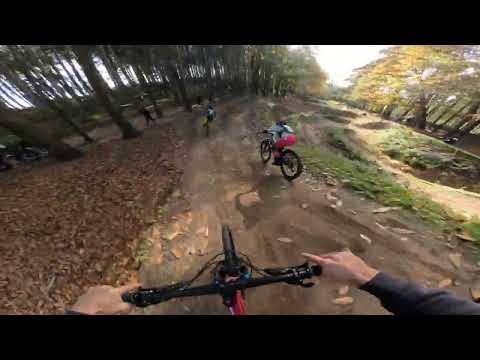 Dual Slalom Track at Twisted Oaks Bikepark POV