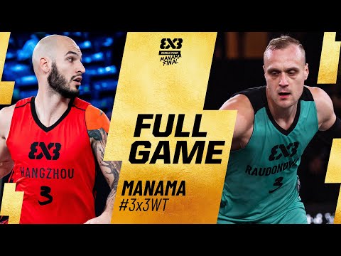 Hangzhou 🇨🇳🆚🇱🇹  Raudondvaris Hoptrans | Full Semi-Finals Game| FIBA 3x3 World Tour Manama Final 2025