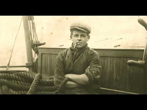 RESAN TILL SPANIEN (Du sjömatros i blåa kläder) - Evert Taube med luta 1921