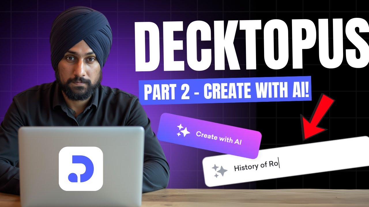 Decktopus - AI Presentation Maker Part 2 - Create With AI video thumbnail