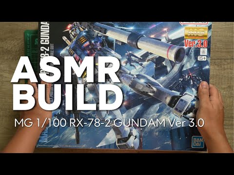 MG 1/100 RX-78-2 Gundam Ver 3.0 | ASMR build and review #gundam #asmr #speedbuild