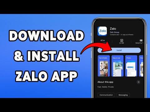 How To Download And Install Zalo App | Setup Zalo App On Your Phone 2025