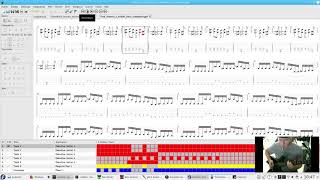 Bolt Thrower / A Hollow Truce played on Fedora - TuxGuitar - Guitarix