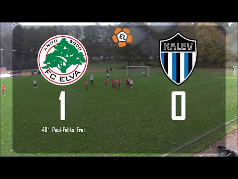 32. voor 2018: FC Elva - JK Tallinna Kalev U21 1:0 (1:0)