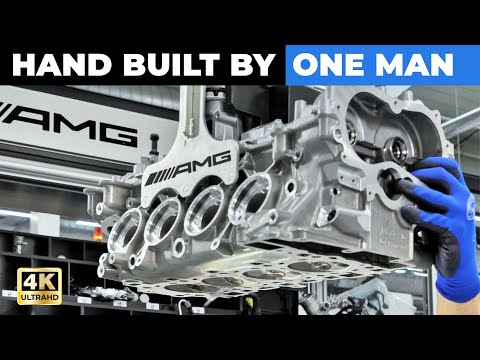 421HP Mercedes CLA45s AMG Engine production In Germany ASMR