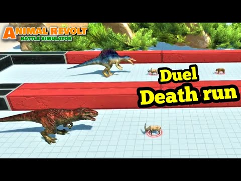 DEATH RUN DUEL animall revolt battle simulator Scourge vs Goro got the pig
