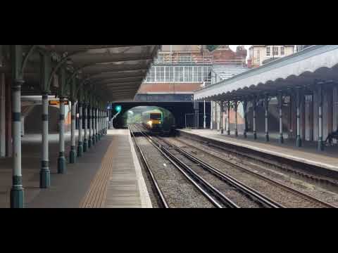 Southern class 171 Turbostar passing through Bexhill.