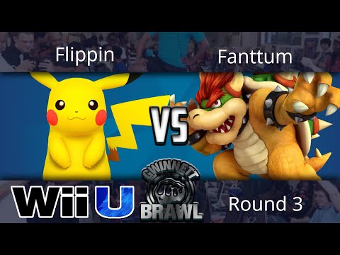 Gwinnett Brawl August 2017 - Flippin (Pikachu) vs Fanttum (Bowser) - Smash 4 Round 3