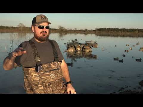 Realistic Duck Decoy Spreads for Rice Fields