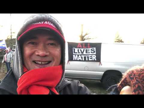 Trump Berkley Standout - Berkley, MA - Nov. 2, 2020