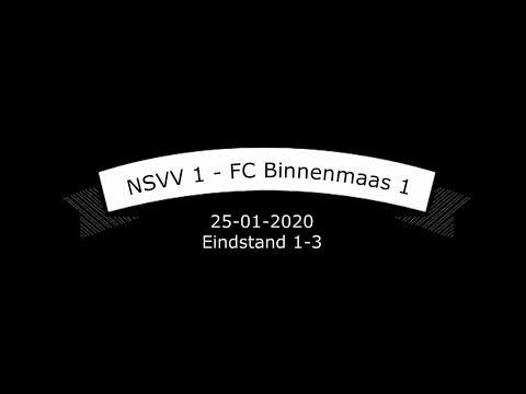 NSVV 1 - FC Binnenmaas 1, 25-01-2020