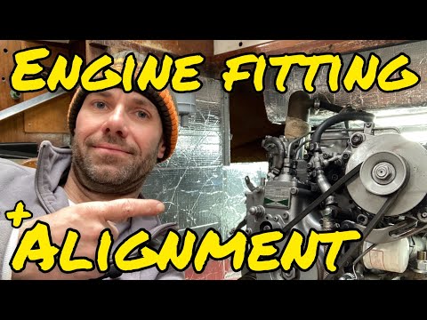 Fitting and Alignment of the engine (Project Lottie Ep15)
