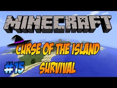 Minecraft Curse of the Island #15 OP Enchantments!
