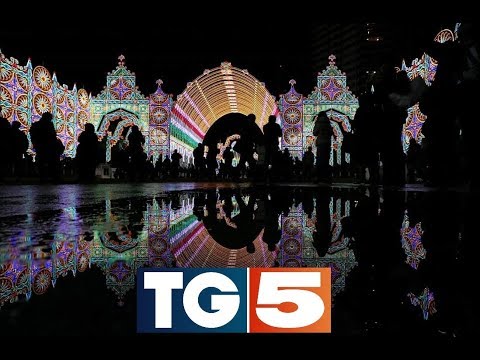 Luminarie del Salento nel mondo al Tg5: MarianoLight e De Cagna | Harrods e Kobe Giappone