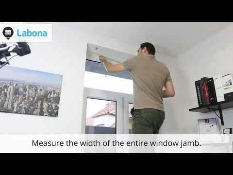 Instructions for measuring - vertical blinds