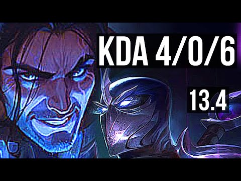 SYLAS vs SHEN (TOP) | 4/0/6, 400+ games | KR Challenger | 13.4