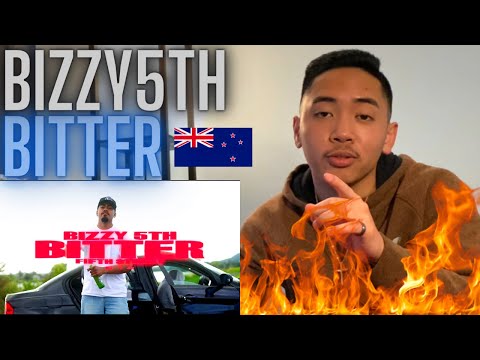 Bizzy5th - Bitter (Official Music Video) AMERICAN REACTION! New Zealand Rap Music 🇳🇿🔥