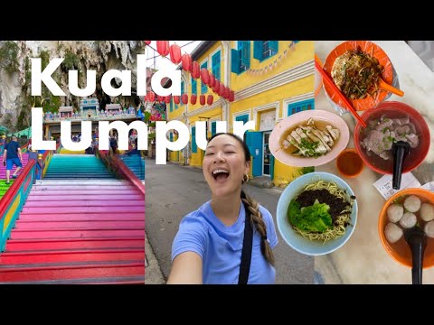 KUALA LUMPUR vlog 🇲🇾 PT. I (w/ prices!) | Batu Caves, Little India, and so much GOOD Malaysian food!