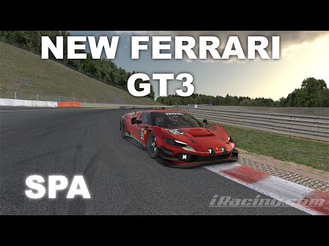 iRacing | *NEW* Ferrari 296 GT3 | Spa Hotlap