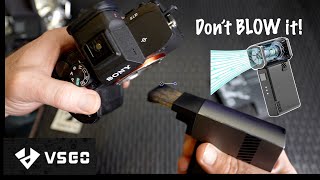 Best Camera Sensor Blower that can also Inflate a Boat.  VSGO FUNCKIT Series