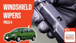 Youtube thumbnail of video "How to replace the windshield wipers Polo mk4 🌧"