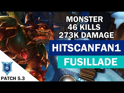 Monster 46 Kills 273K Damage hitscanfan1 Drogoz Paladins Competitive (Diamond) FUSILLADE-Godlike X13