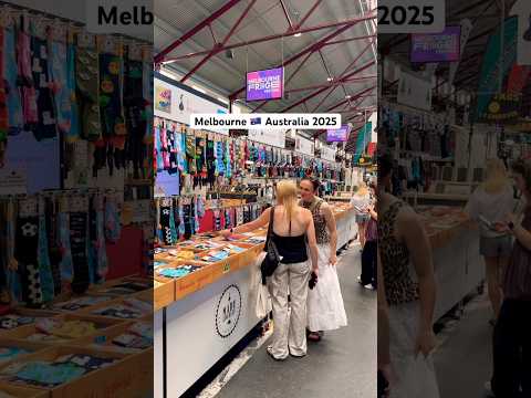 Thumbnail for Melbourne Australia, Queen Victoria Market in Spring 2025 #october #citylife #travelmelbourne